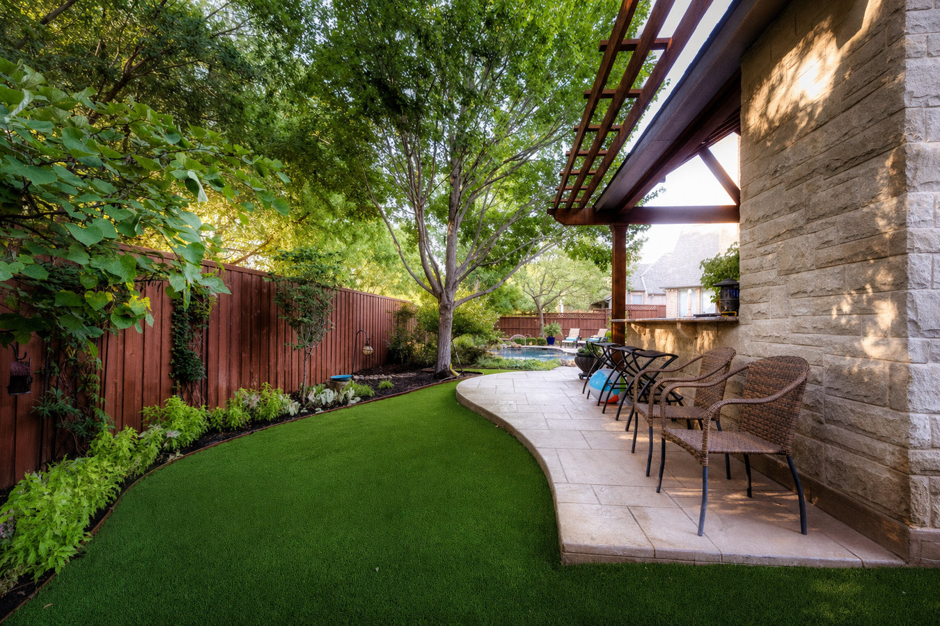 Professional artificial grass installation in Edinburg, TX